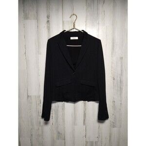 BAILEY 44 Jacket Stretch Ponte Blazer in Black Medium Size